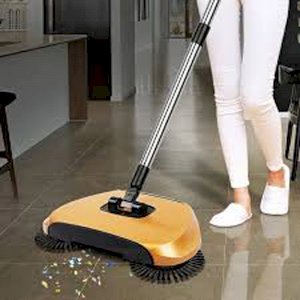 Auto Spin Hand Push Sweeper Floor Dust Collector Mop